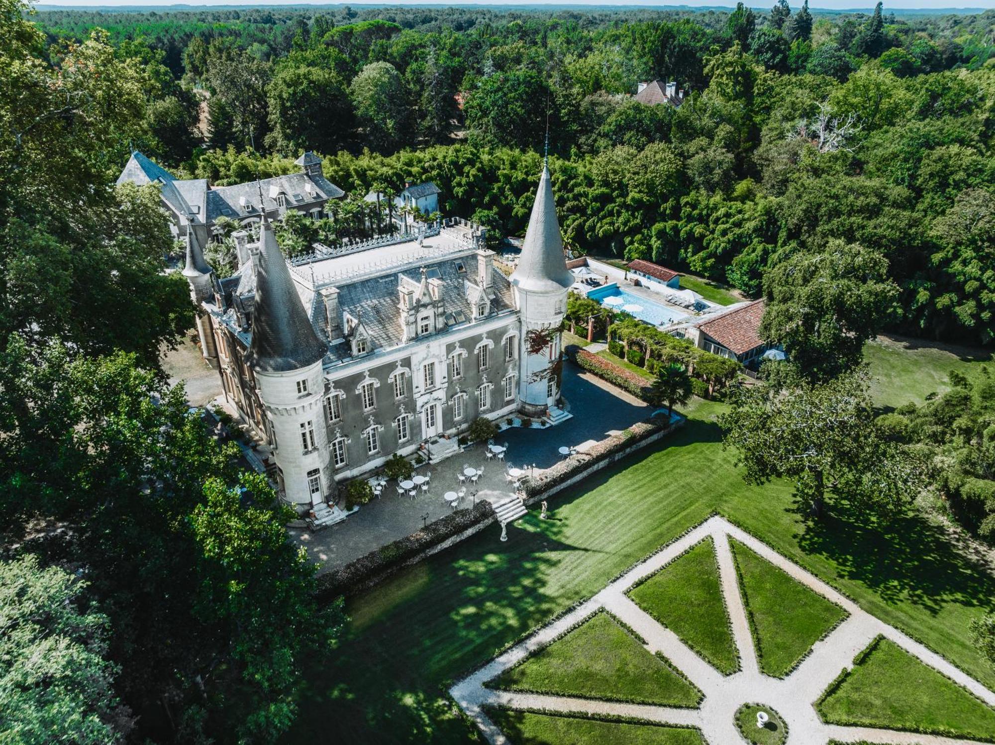 Château Belle Epoque - Chambres d'Hôtes&Gîtes Linxe Exterior foto